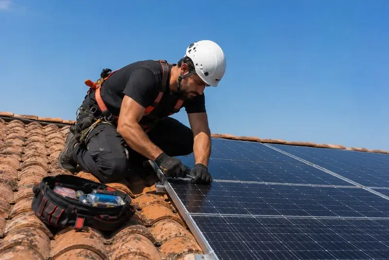 Maintenance et monitoring de panneaux solaires à Tarnos